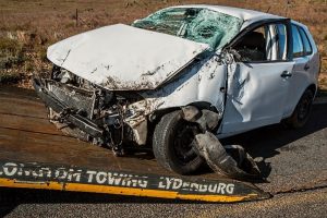 white vehicle after deadly collision